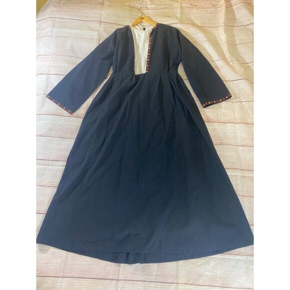 Custom Made By Popi Peppes Women's Black Long Sleeve Maxi Dress - XL - Picture 7 of 15